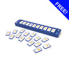 TTS 10 pcs Blue-Bot STEM Coding Toy Robots Bundle + Tactile Code Reader w/ 25 Blue-Bot Tiles, Educational Rechargeable Robotics for Classroom, School, Office &amp; Home Learning