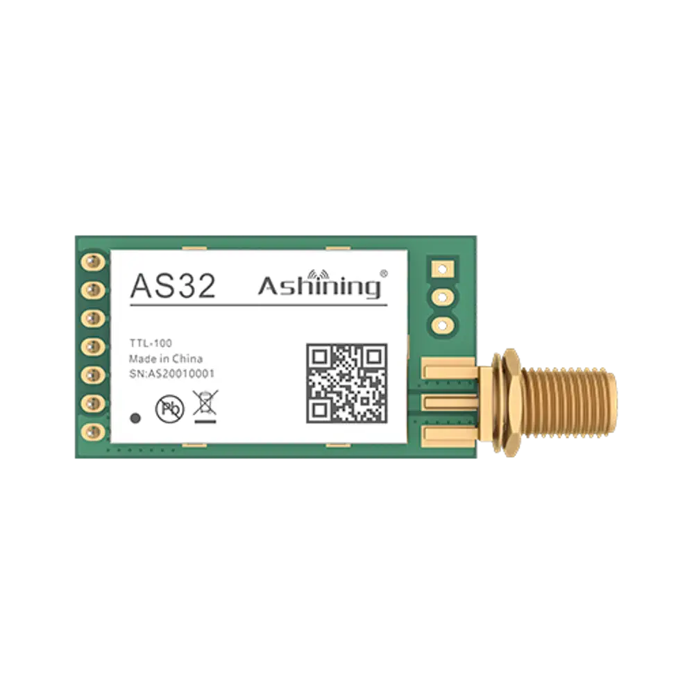AS32-TTL-100 sx1262 long range remote controller transmitter and receiver 
5km lora long range uart ttl