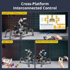 ROSpider ROS2 Hexapod Robot with Jetson/Raspberry Pi, Multimodal Large AI Models, ChatGPT, 3D Vision, SLAM Mapping &amp; Navigation (Starter kit without Controller)