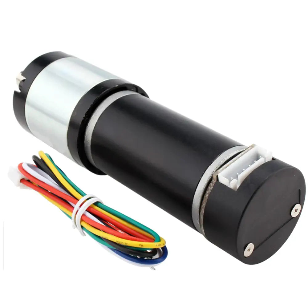 36D Tubular planetary gear motor with Encoder 24V - 19RPM
