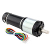 36D Tubular planetary gear motor with Encoder 24V - 19RPM