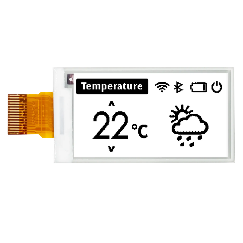 DKE 2.66-Inch Black/White E-Paper Display, 152x296 SPI E-Ink Screen for IoT Panels