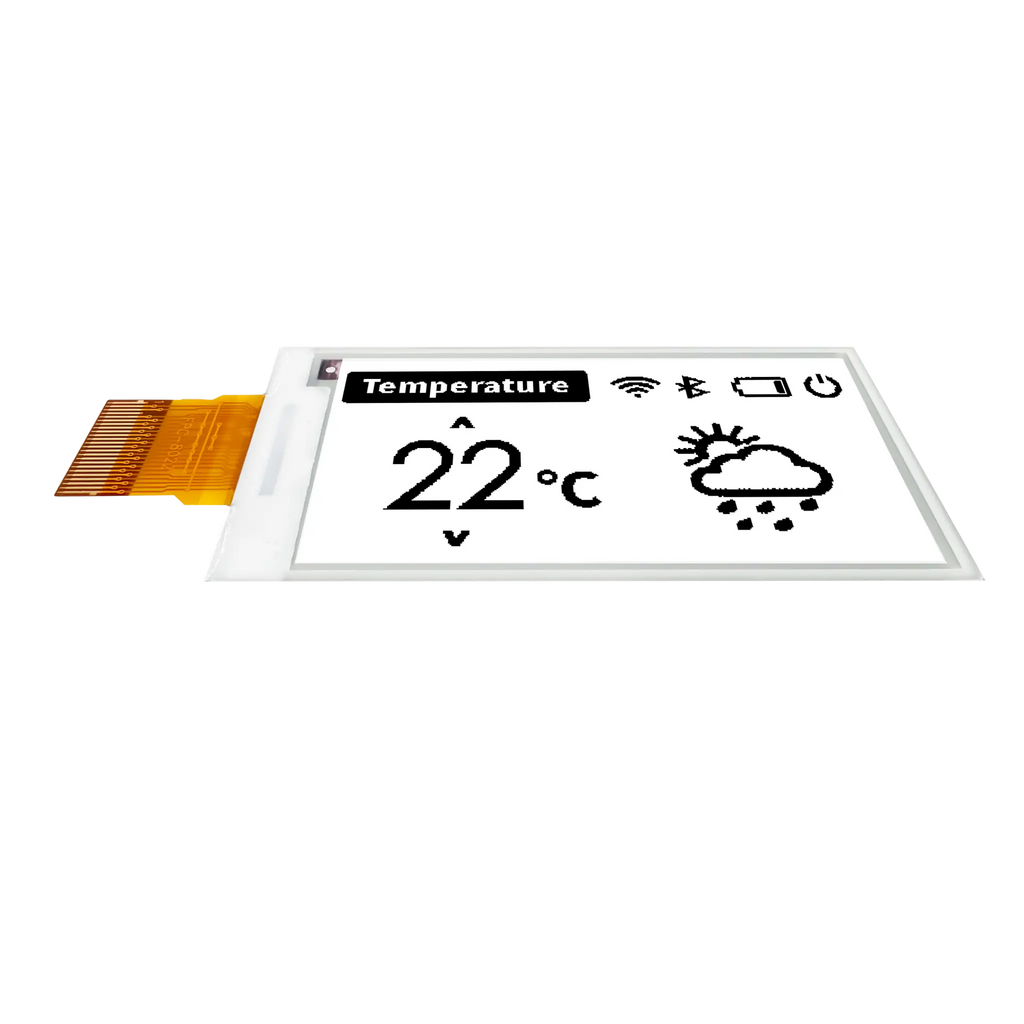 DKE 2.66-Inch Black/White E-Paper Display, 152x296 SPI E-Ink Screen for IoT Panels