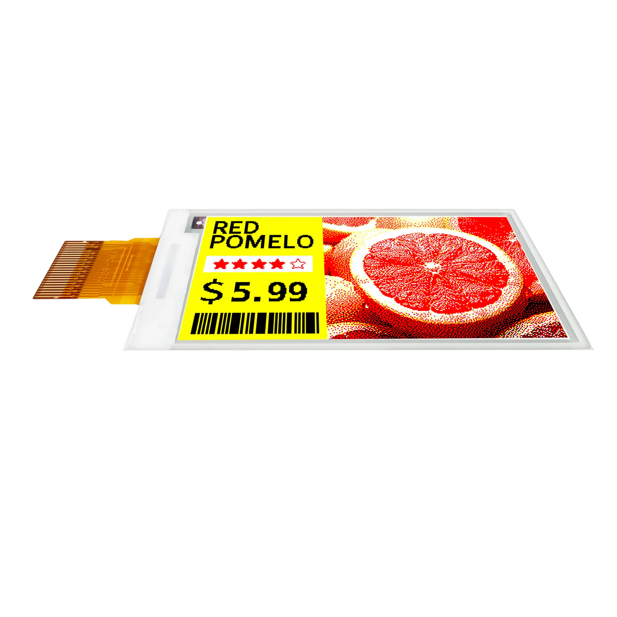 DKE 2.66-Inch Quad-Color Electronic Shelf Label (ESL) E-Paper Screen ...