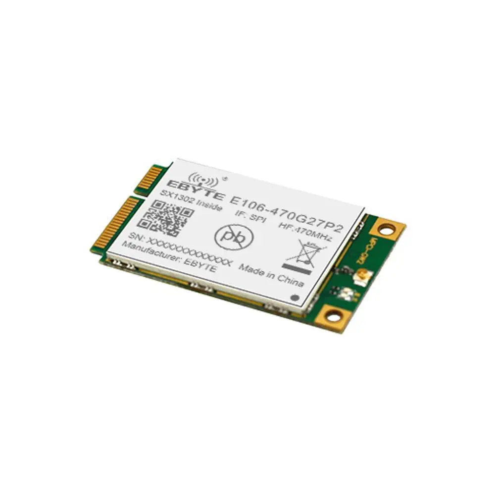 E106-470G27P2 LoRa chip SX1302 PA LNA LoRa LoRaWAN gateway module RF with mini PCI-e interface