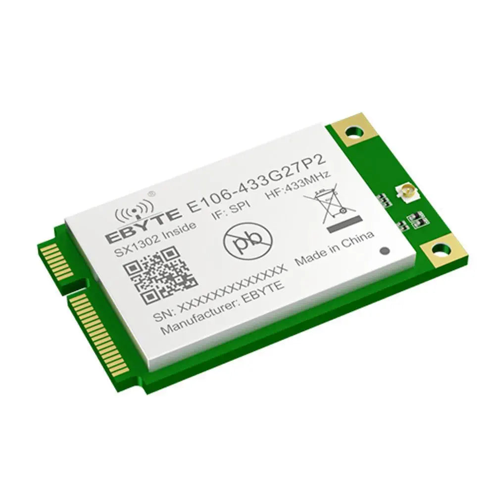 E106-433G27P2 Lora module Sx1302 wireless Lora gateway RF SPI interface 433Mhz