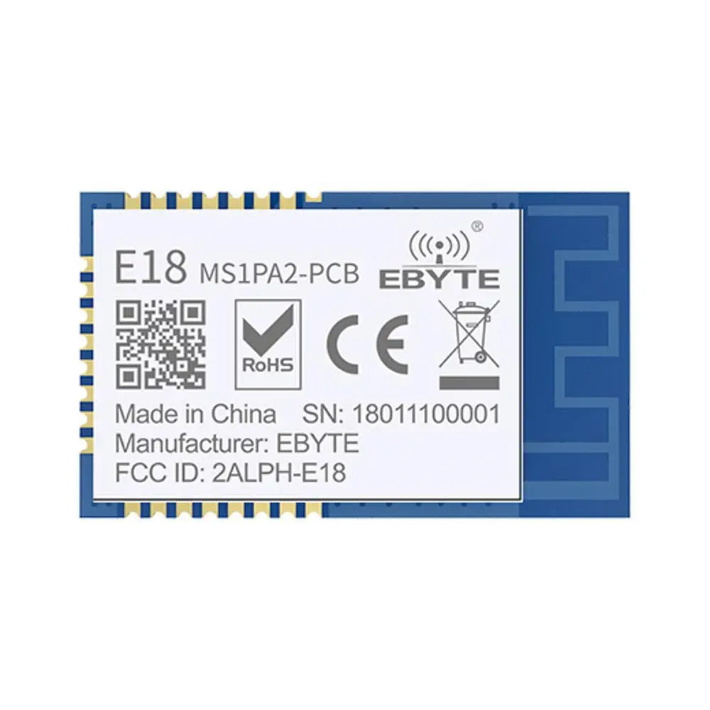 E18-MS1PA2-PCB PA LNA low cost zigbee wireless module AD HOC net zigbee relay module for wireless remote control