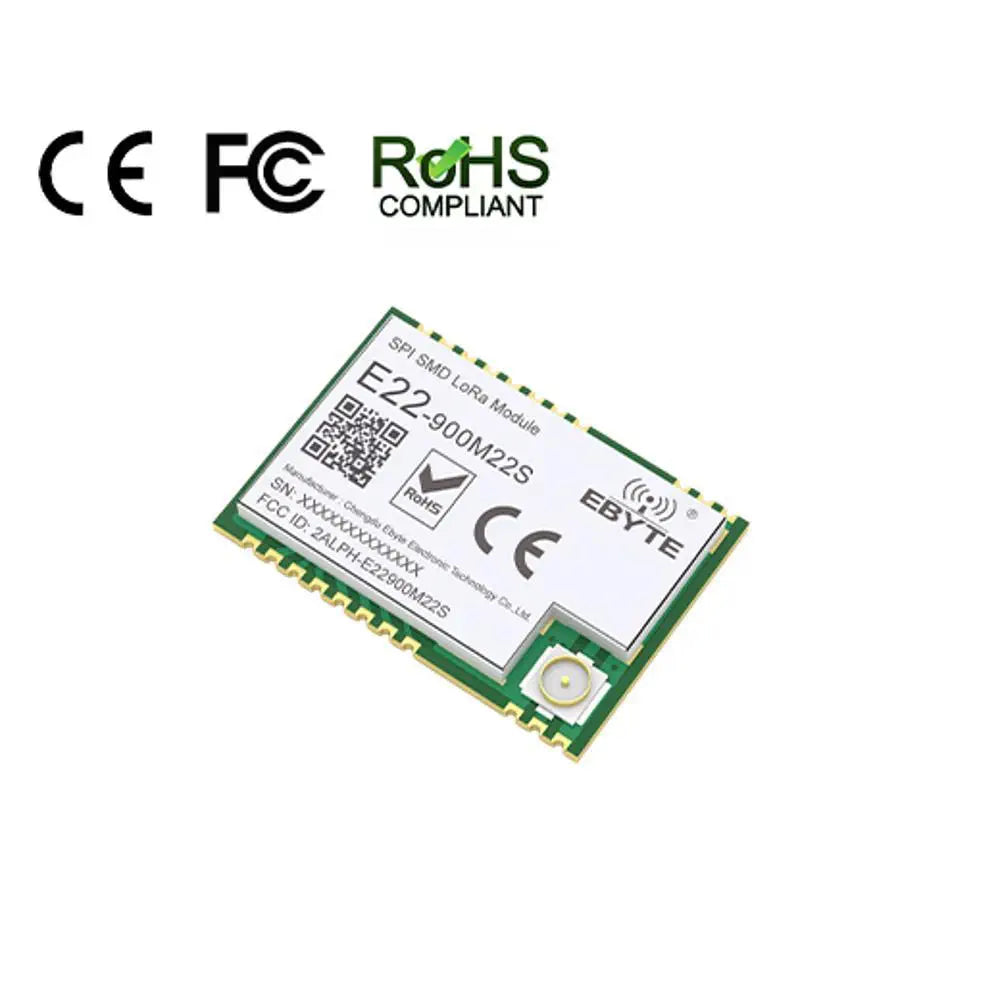 E22-900M22S Ebyte TCXO 22dBm 6500m SX1262 900Mhz New LoRa Module SMD Wireless Transceiver Module