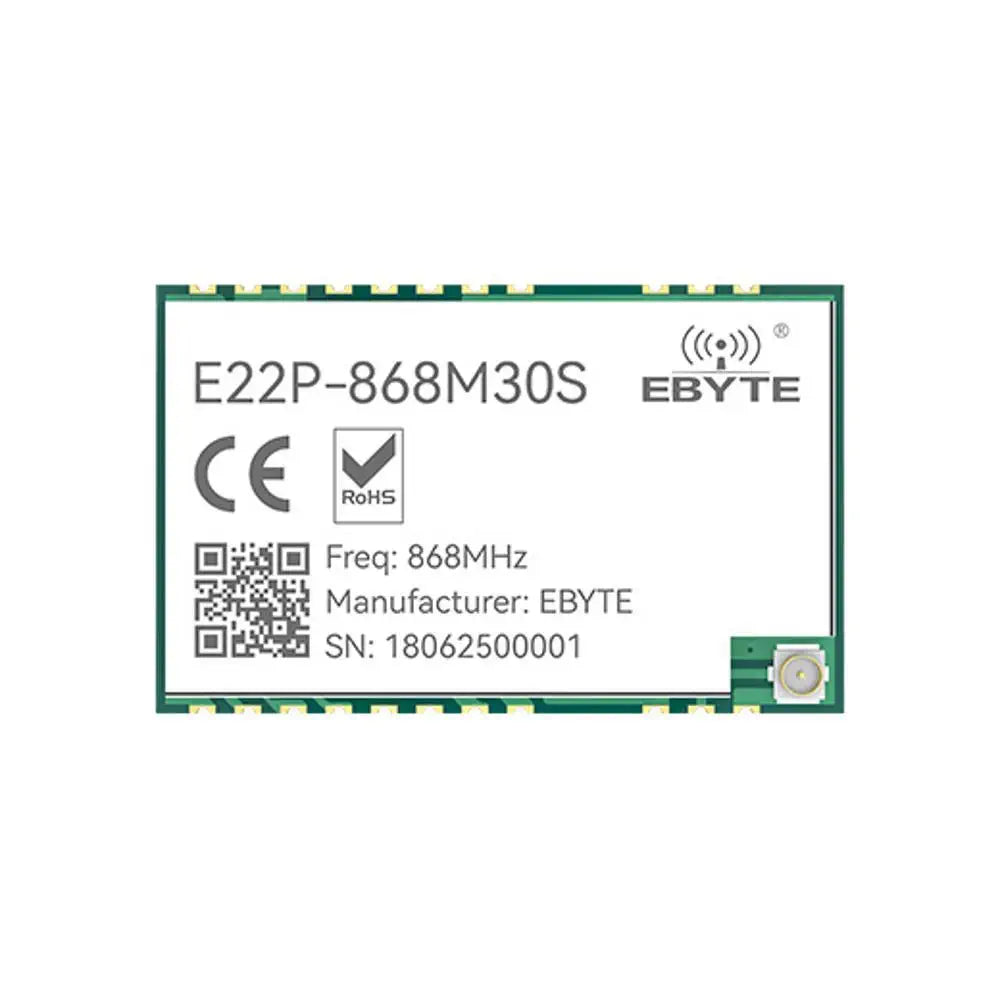 E22P-868M30S 868 MHz SX1262 RF transceiver module 32MHz high-precision active temperature-compensated crystal oscillator