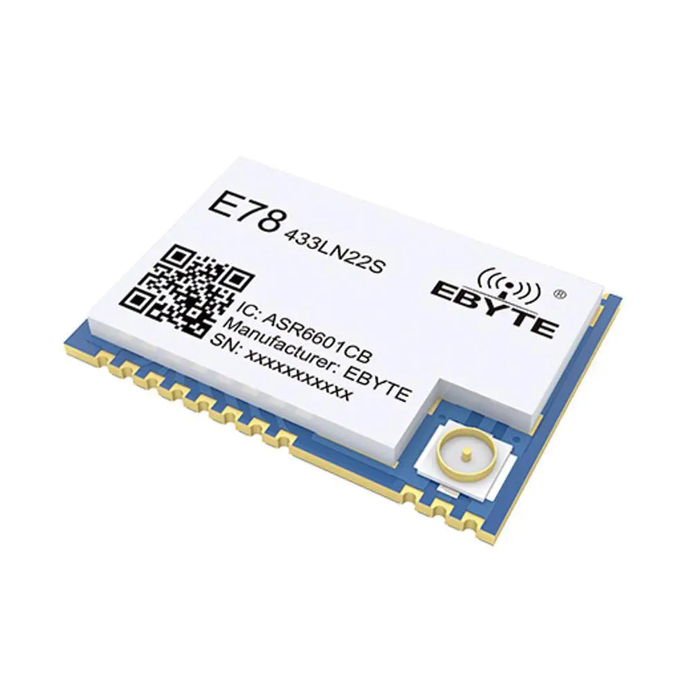 E78-433LN22S(6601) ASR6601 solution, low power consumption, wireless transparent transmission, LoRaWan node module