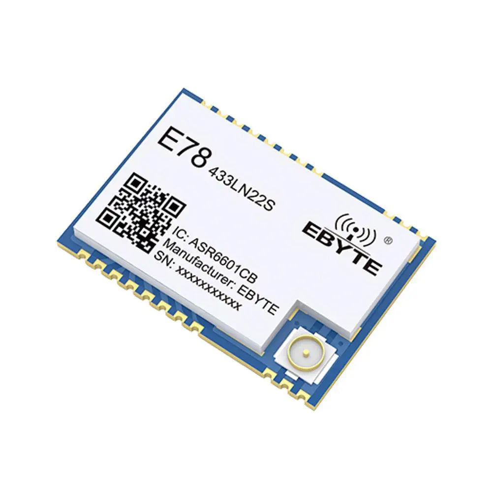 E78-433LN22S(6601) ASR6601 solution, low power consumption, wireless transparent transmission, LoRaWan node module