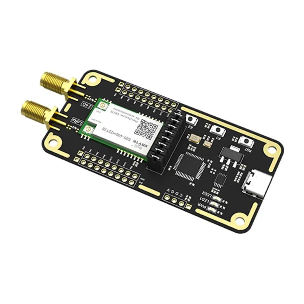 E80-400MBL-01 LR1121 chip solution supports Sub-GHz, 2.4GHz satellite S-band multi-band communications LoRa module development board