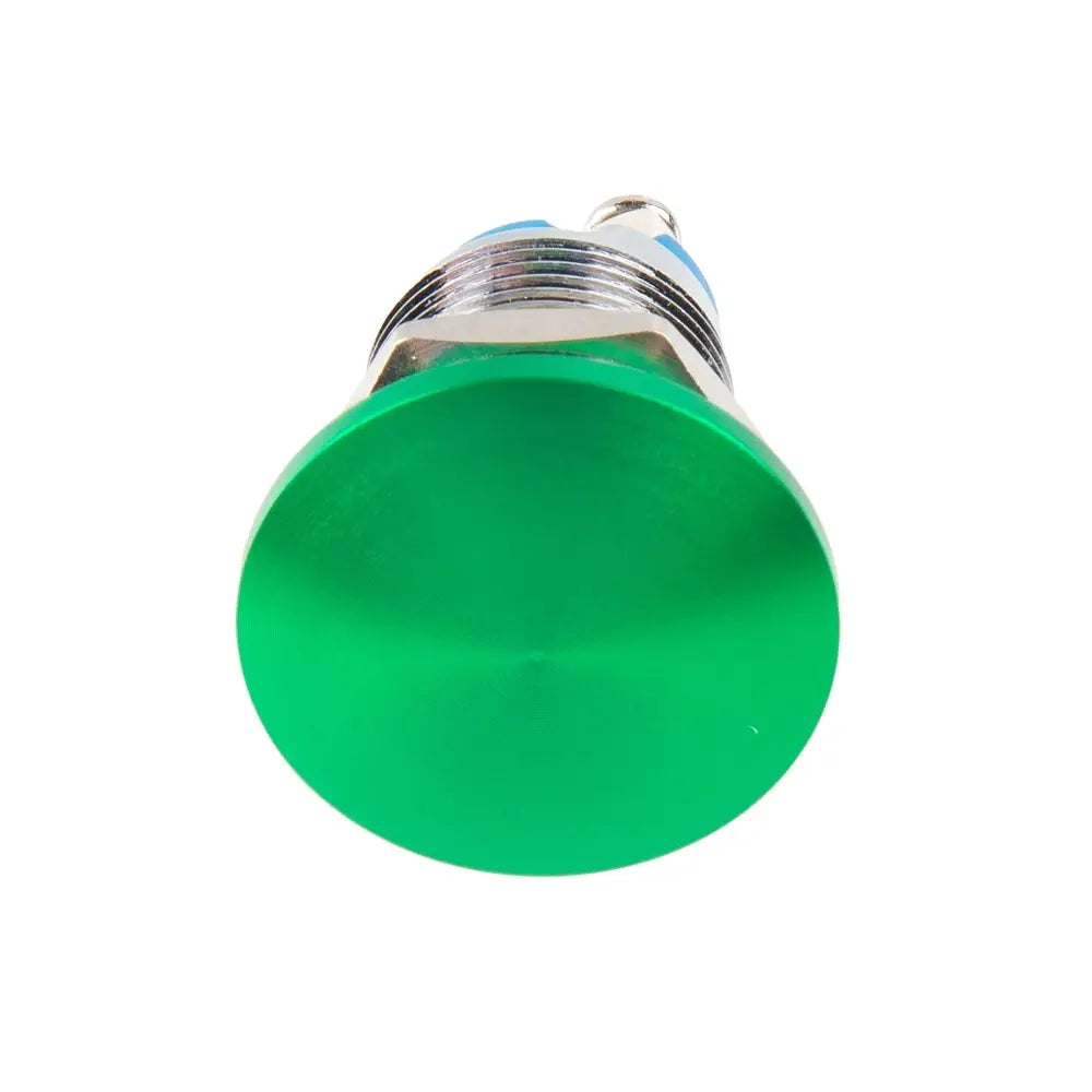 Sparkfun Metal Mushroom Head Pushbutton - Panel Mount (16mm, Green)