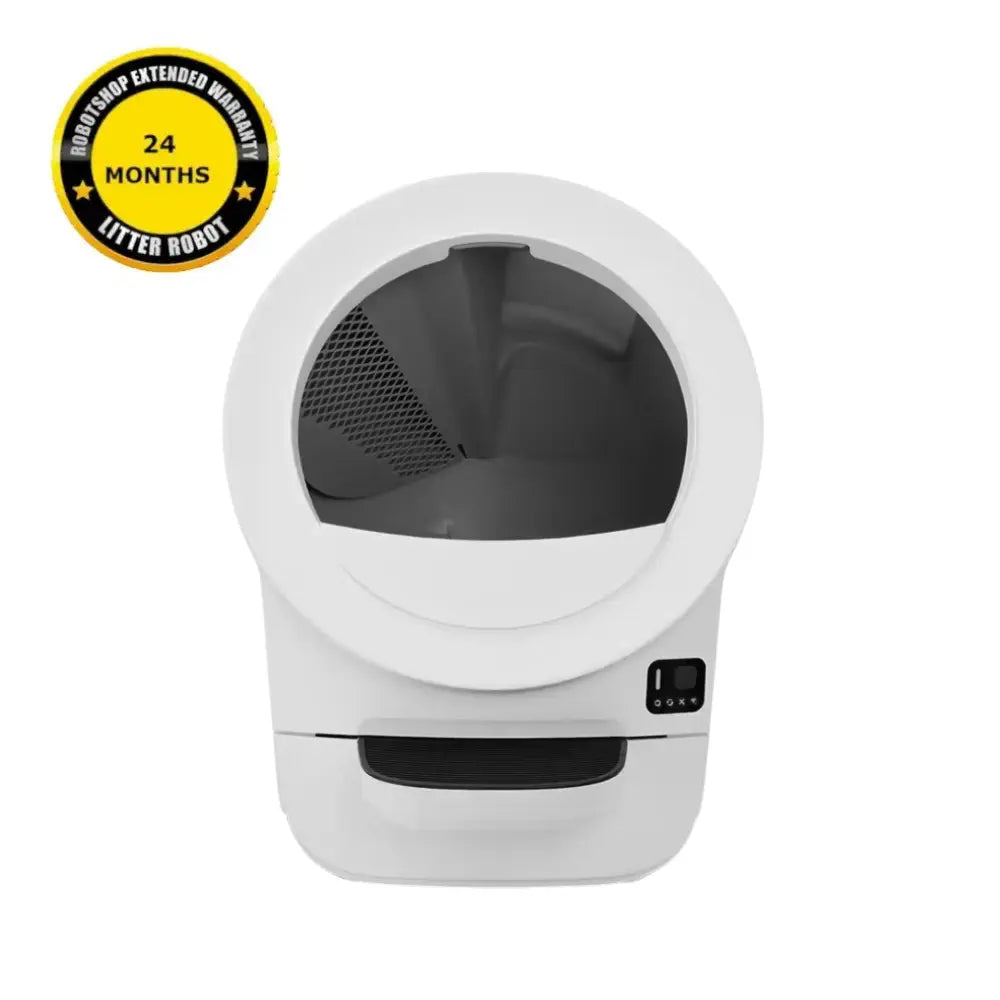 Litter-Robot EVO Self-Cleaning Litter Box (White) w/ 3-Year Warranty