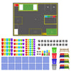 Yahboom Sandbox Map for Robotics AI Large Model Scenario (4.1m × 3m)
