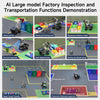 Yahboom Sandbox Map for Robotics AI Large Model Scenario (4.1m × 3m)--Sandbox Map + Fence