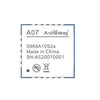 A07-S868A10S2A 800m RF SPI module cc1101 transmitter receiver pcb antenna 868mhz 10mw