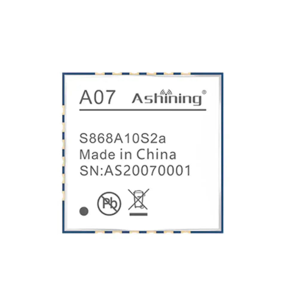 A07-S868A10S2A 800m RF SPI module cc1101 transmitter receiver pcb antenna 868mhz 10mw