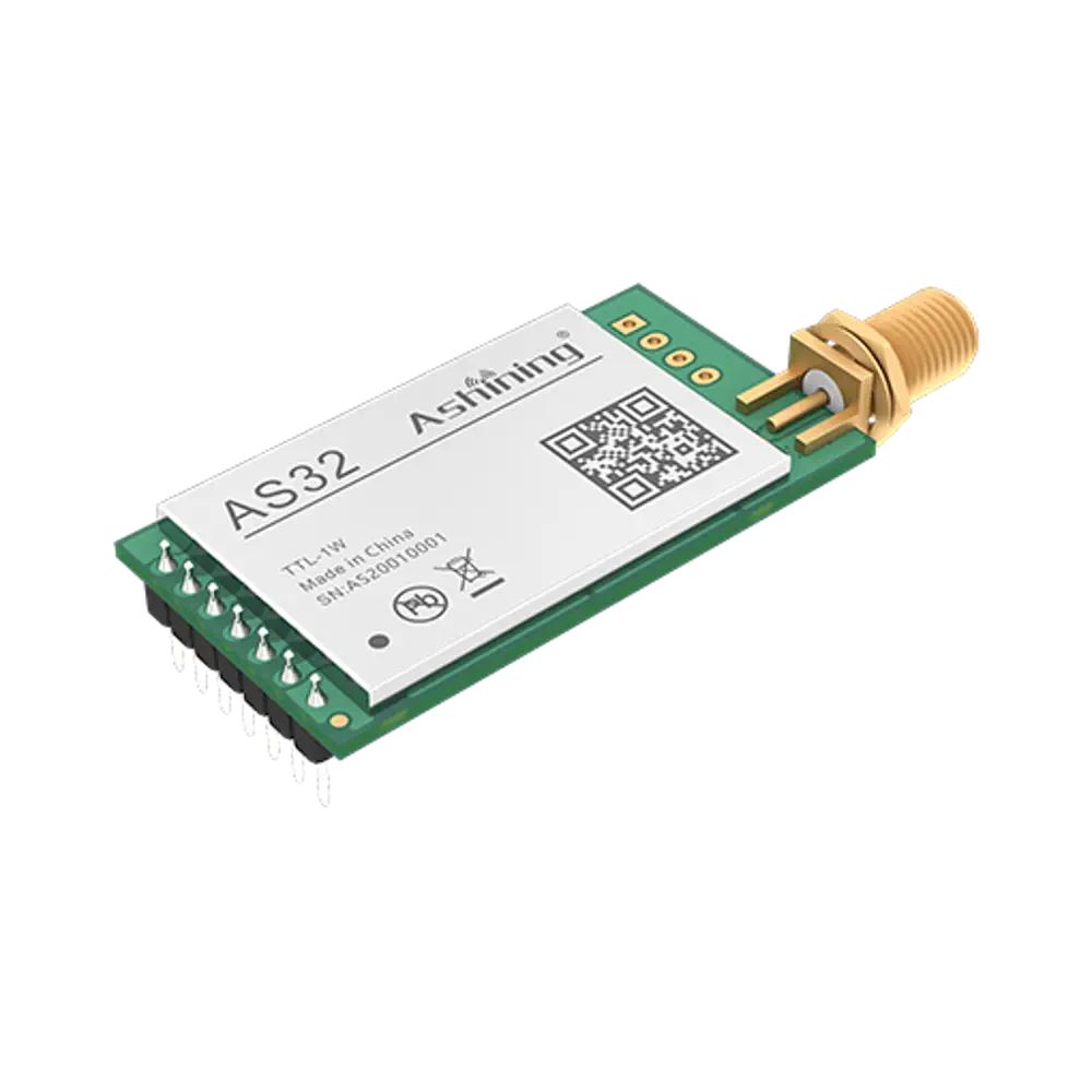 AS32-TTL-1W Long range 8KM transceiver high power rf wireless transmitter module 433mhz LORA module