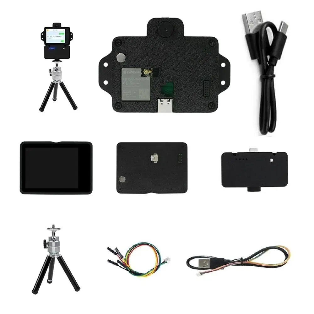 XiaoR GEEK ESP32-S3 Vision Module With Adjustable Tripod and Portable Power Module(GC2145 Camera)