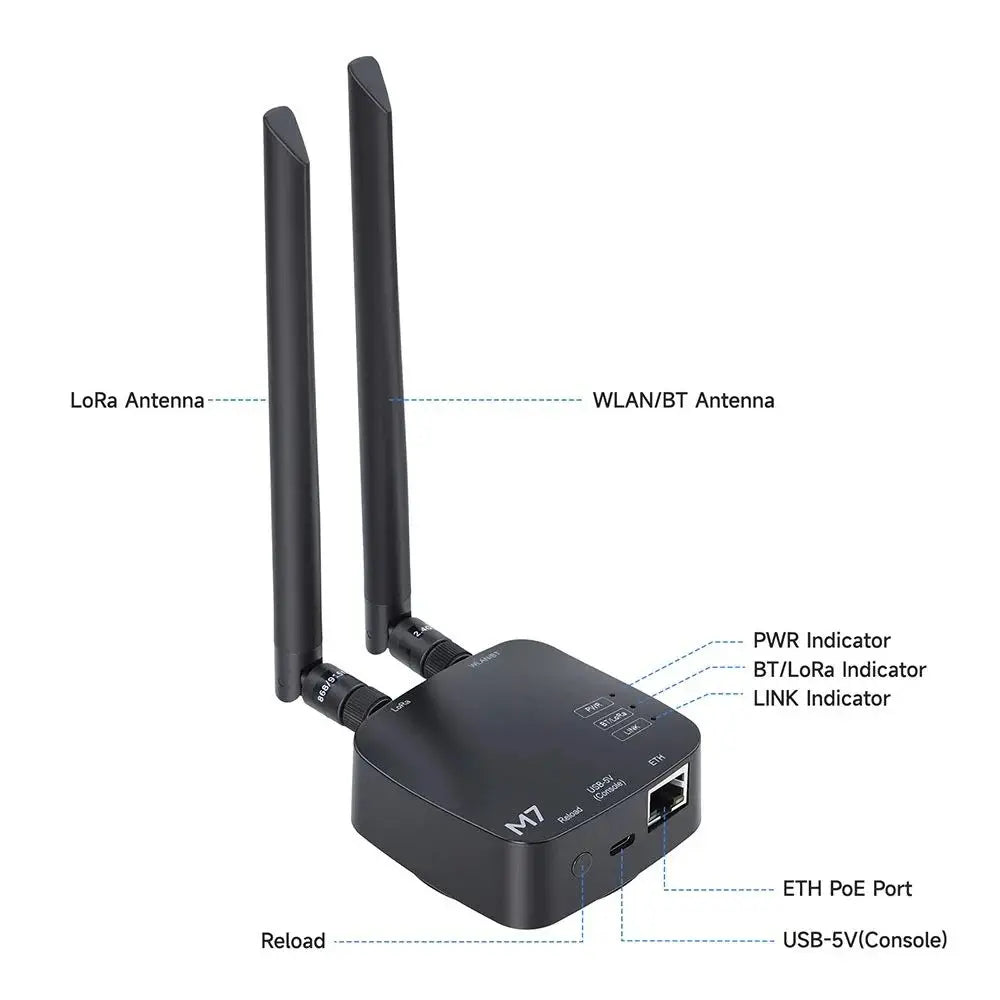 ThinkNode M7 Meshtastic Wireless Communication Gateway, PoE Power, ESP32-S3, LR1110