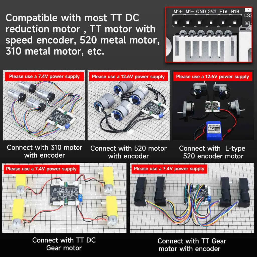 4-Channel Encoder Motor Drive Module-Separate module