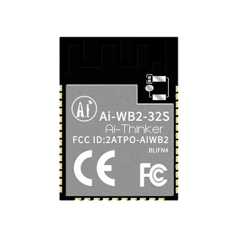 Ai-Thinker WiFi Bluetooth BLE two-in-one Module Ai-WB2-32S On-board Antenna Compatible with ESP32-S