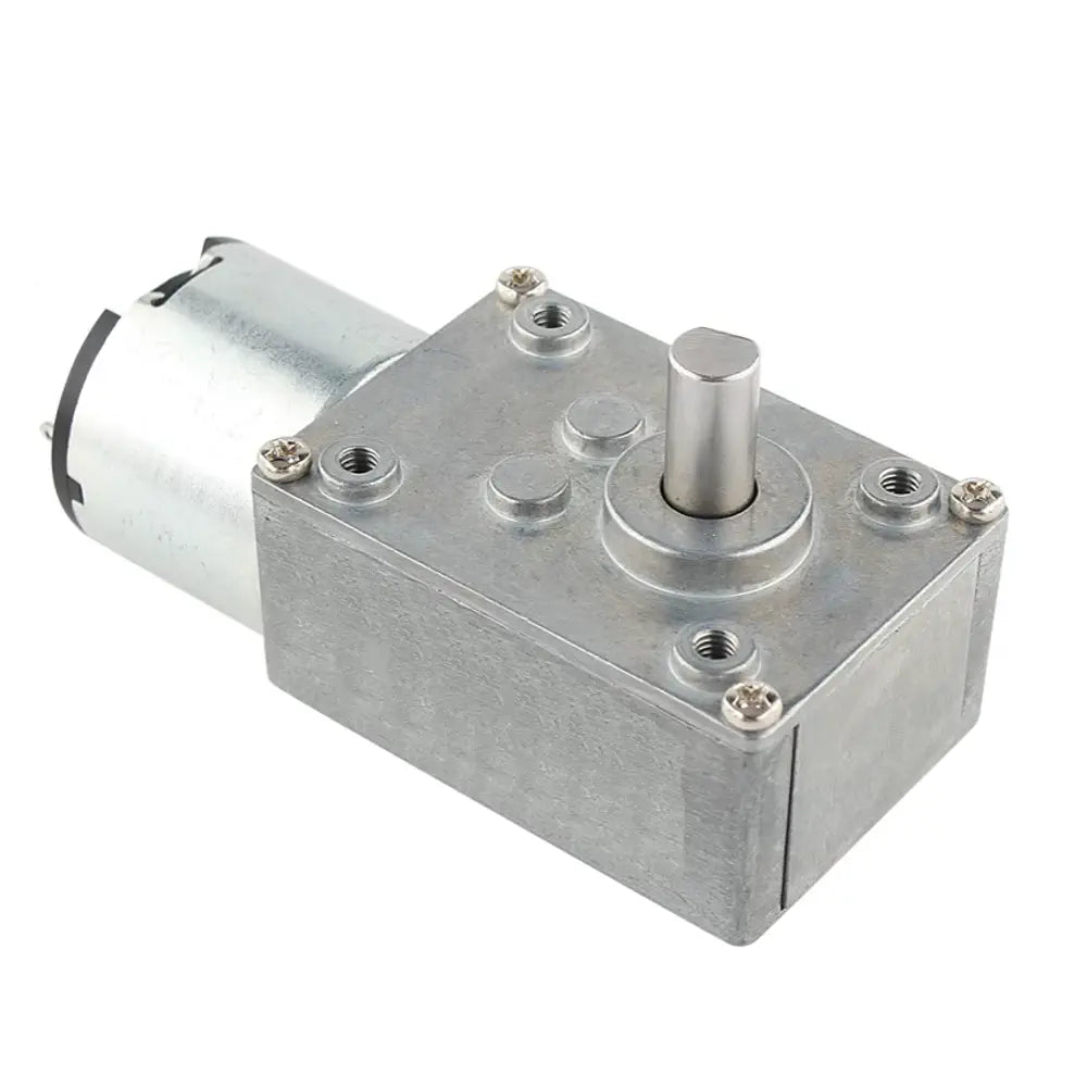 Compact size micro DC worm Gear Motor 12V - 33RPM