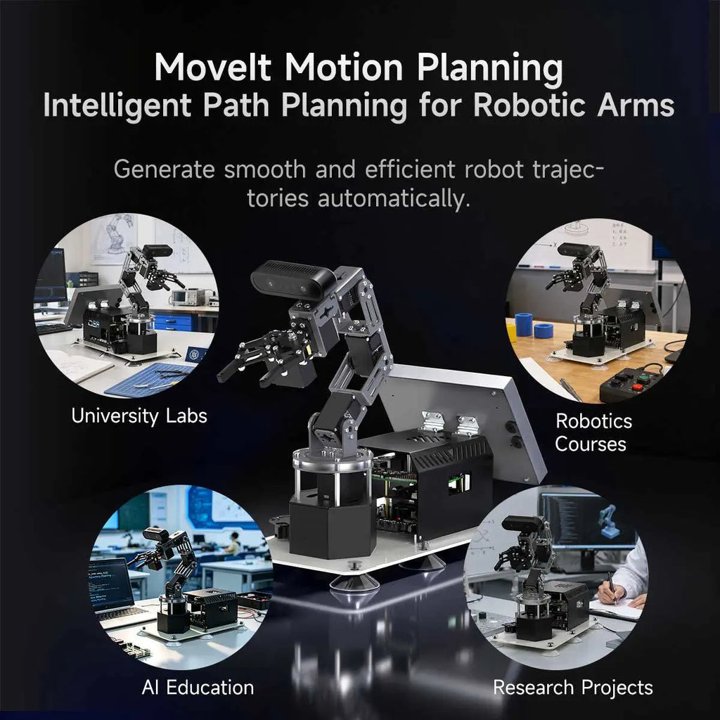 Yahboom DOFBOT Ultra AI Large Language Model 3D Depth Vision Robotic Arm-Basic Version With RPi5 8GB board