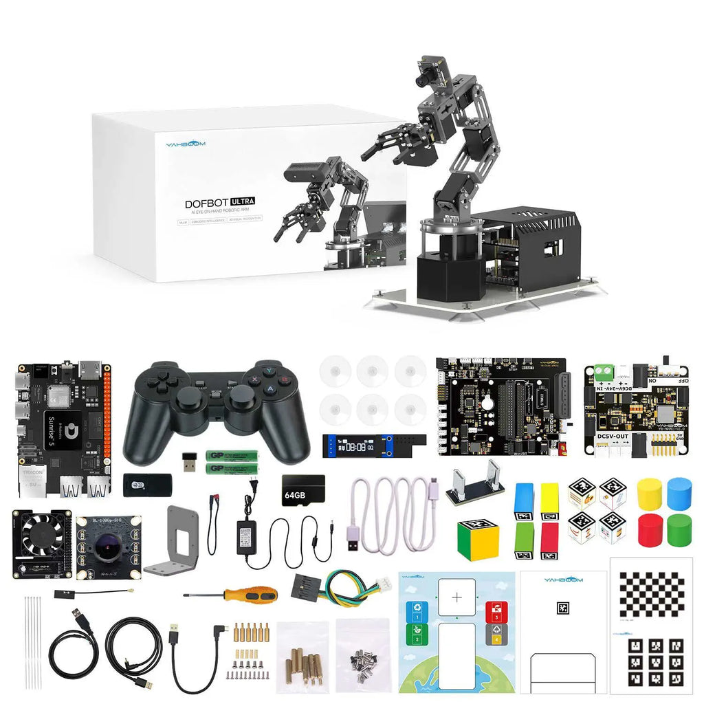 Yahboom DOFBOT Ultra AI Large Language Model 3D Depth Vision Robotic Arm-Basic Version With  RDK X5-8GB board