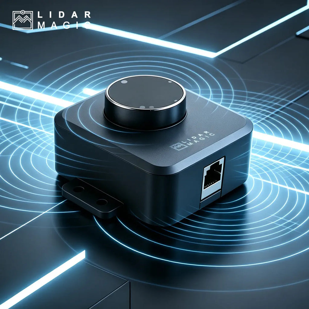 LIDARMAGIC 2D 360° TOF 10m PoE Interactive LiDAR Sensor M10 Large Screen Floor Interaction Wall Interaction
