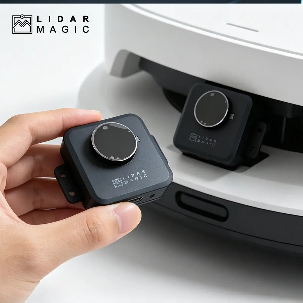 LIDARMAGIC 2D 360° TOF 10m PoE Interactive LiDAR Sensor M10 Large Screen Floor Interaction Wall Interaction
