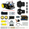 2WD Robot Car Kit for Micro:bit V2 and V1.5(Not Contained), Graphical Makecode Coding Car with Ultrasonic Sensor, DIY Programmable Car for Adults Teens STEM Education Project