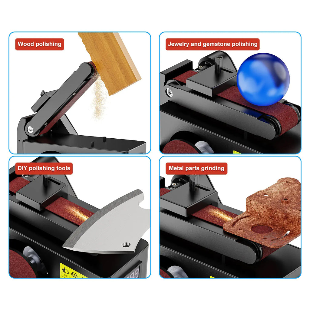 Twotrees Multi-Purpose Belt Disc Sander (US)