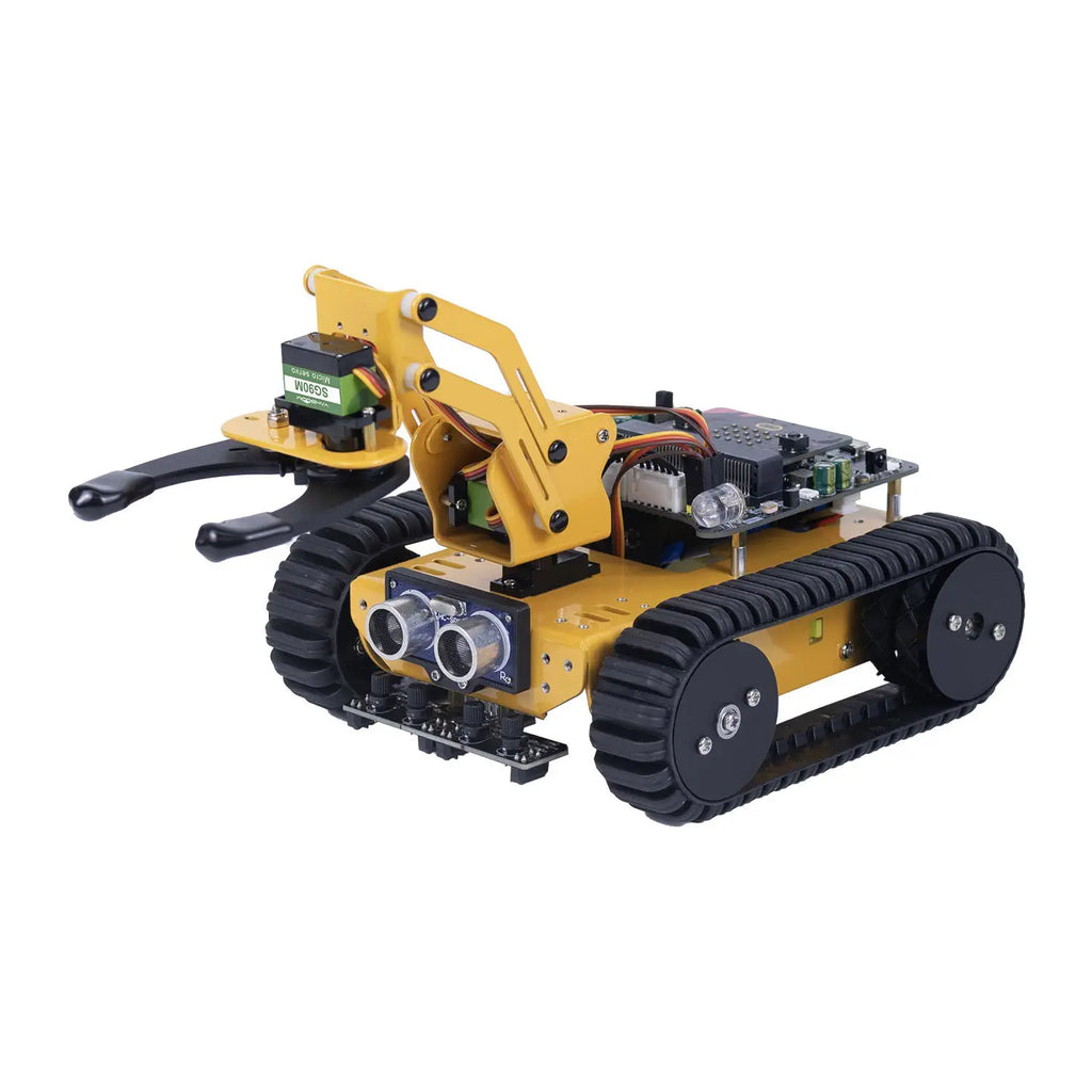 Yahboom Last:bit Programmable Tank Car with 3DOF Robotic Arm(Standard Version without Microbit)
