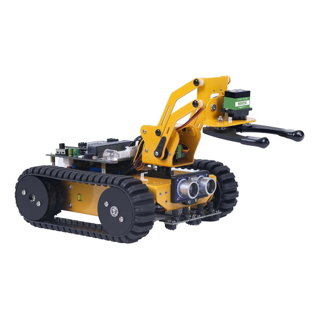 Yahboom Last:bit Programmable Tank Car with 3DOF Robotic Arm(Standard Version with Microbit V2)