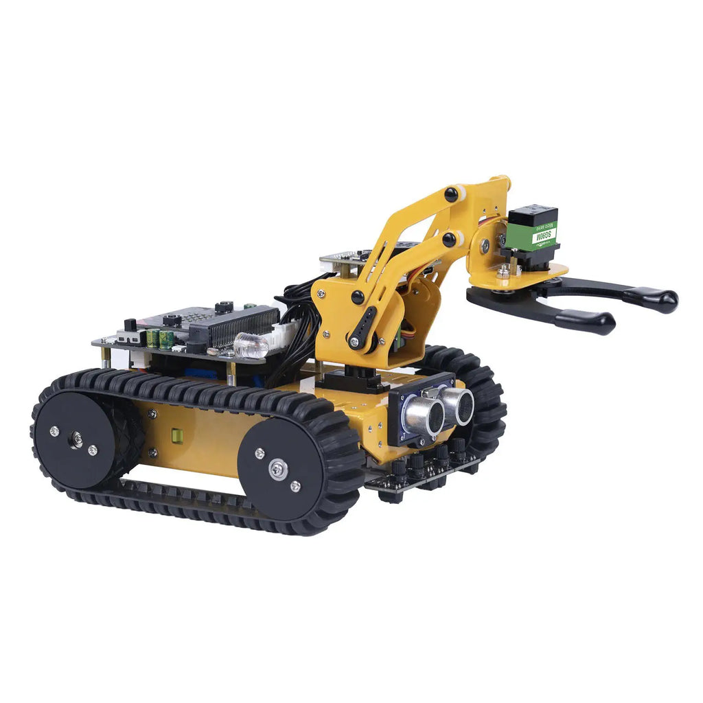 Yahboom Last:bit Programmable Tank Car with 3DOF Robotic Arm(Superior Version without Microbit)