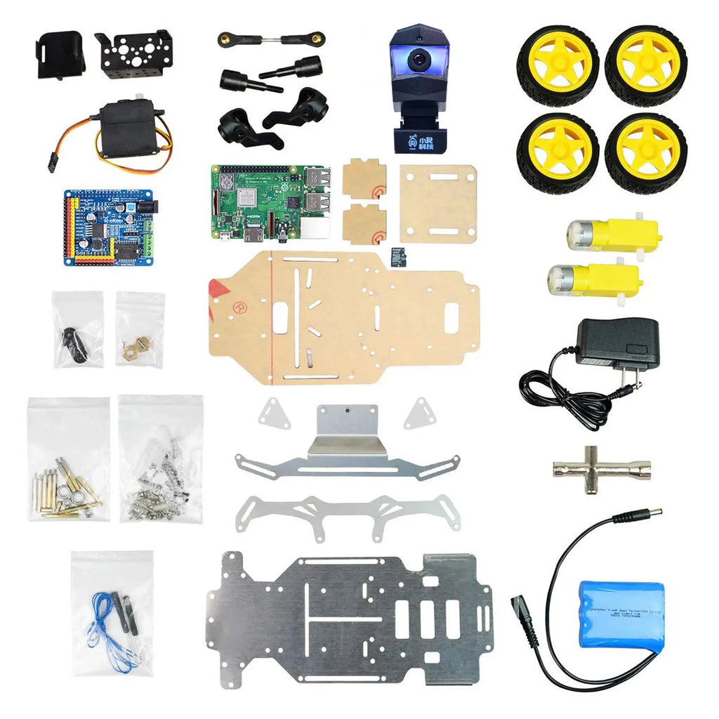 XiaoR GEEK Donkey Car Starter Kit Open Source DIY Self Driving Platform (w/o Raspberry Pi 4B 4GB）