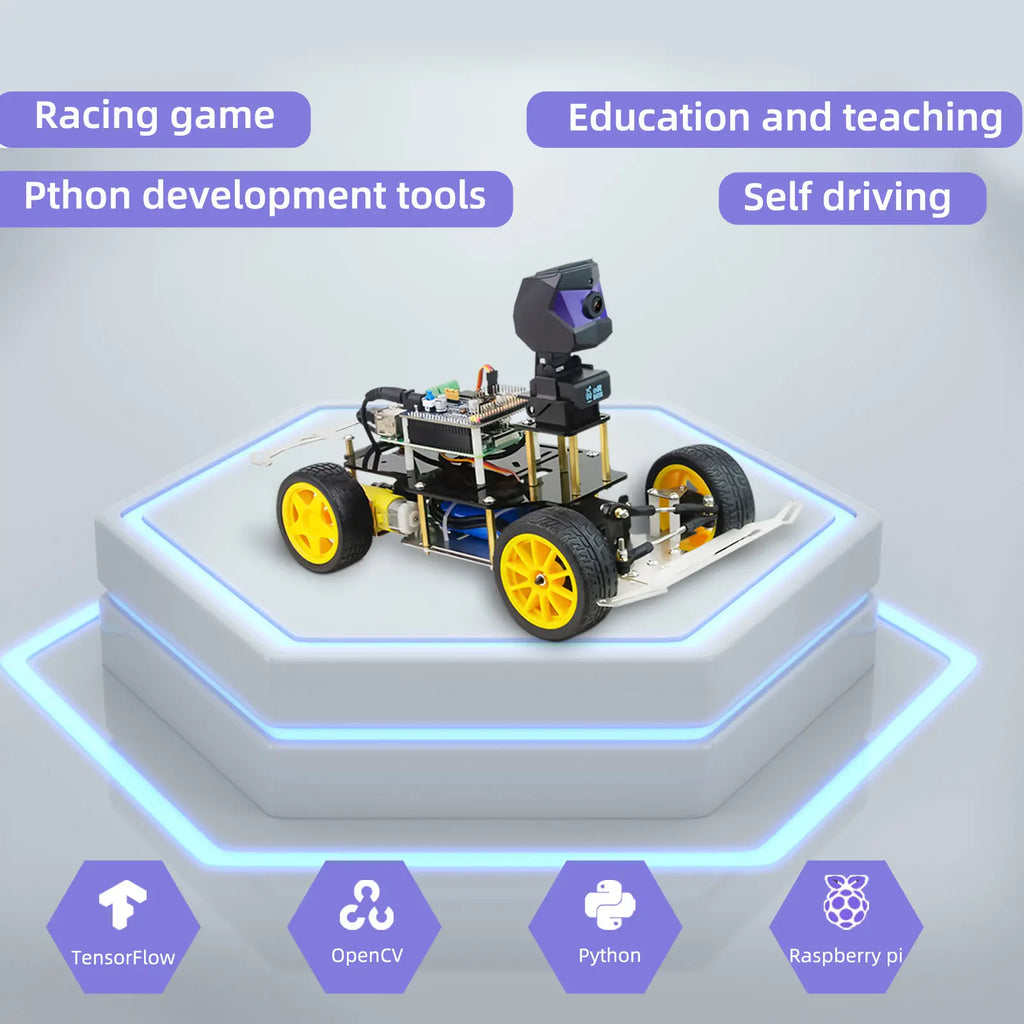XiaoR GEEK Donkey Car Starter Kit Open Source DIY Self Driving Platform (w/o Raspberry Pi 4B 4GB）