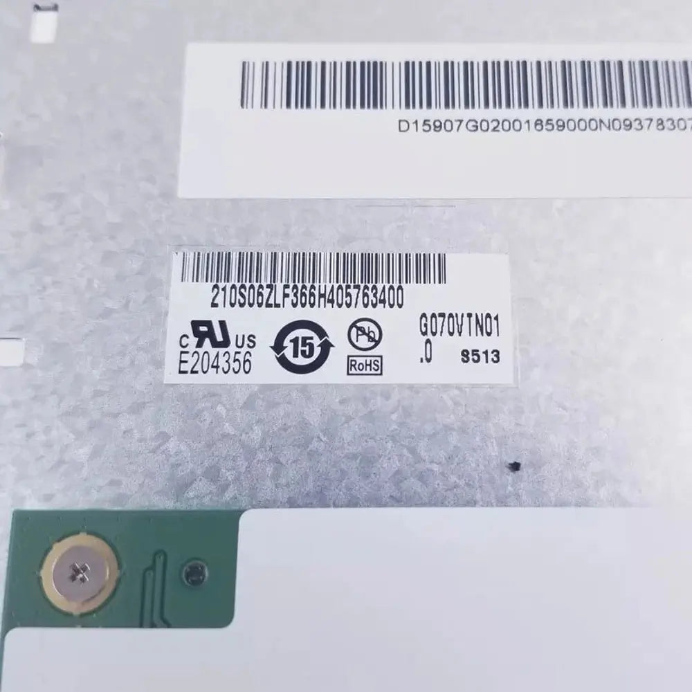 AUO G070VTN01.0 7.0" Industrial WVGA TFT-LCD Display Module