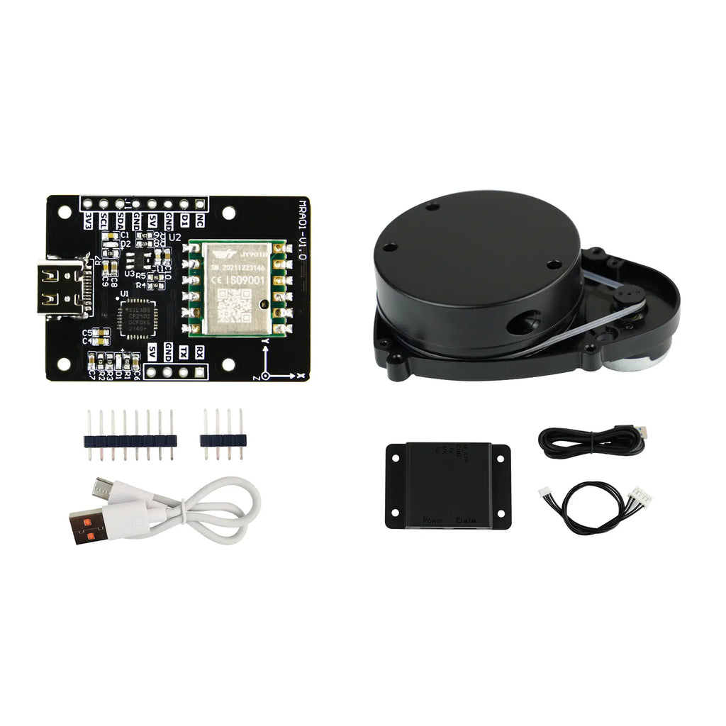 ‌Yahboom 10-Axis IMU Inertial Navigation AHRS Sensor Module with YDLIDAR X3 Pro Lidar
