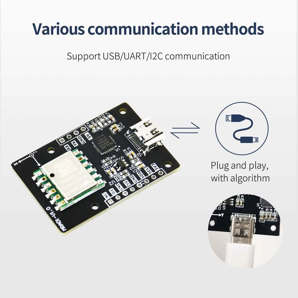 ‌Yahboom 10-Axis IMU Inertial Navigation AHRS Sensor Module with T-mini 12M Lidar