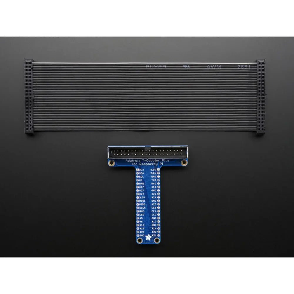 Assembled Pi T-Cobbler Plus - GPIO Breakout - for Raspberry Pi A+/B+/Pi 2/Pi 3