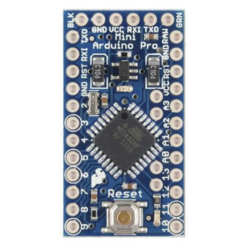 Pro Mini 3.3V / 8MHz Arduino Compatible Microcontroller - RobotShop