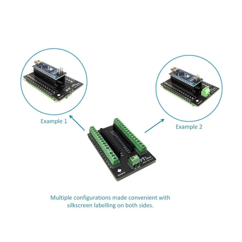 PTSolns Breakout Board Kit for Nano Development Board NTEA-MD
