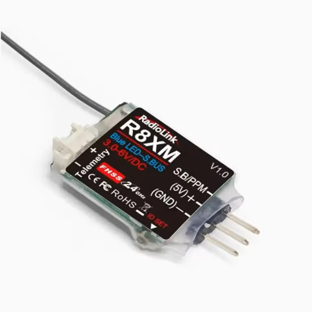 RadioLink R8XM Receiver for T8FB/T8S Transmitter - RobotShop