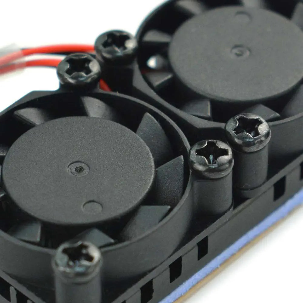Raspberry Pi Dual Cooling Fans Kit (Compatible w/ Raspberry Pi 3B/3B+/4B)
