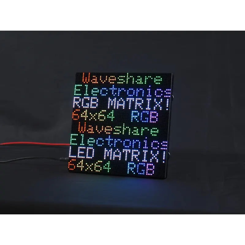Waveshare RGB full-color LED matrix-paneel, 2mm pitch, 64x64 pixels