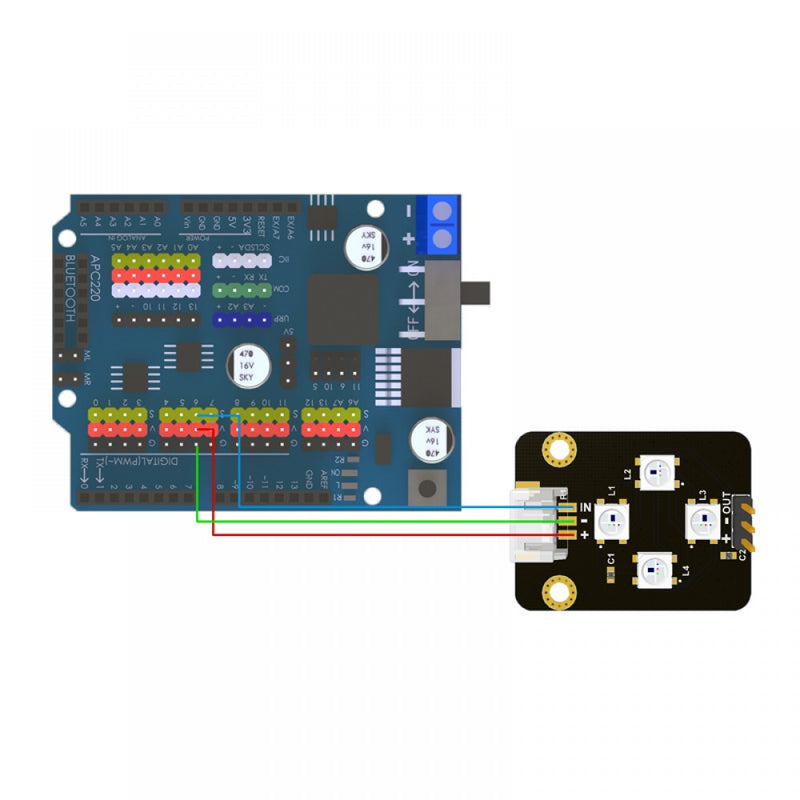 DaguRobot RGBW 6812 LED Module for Steam Education