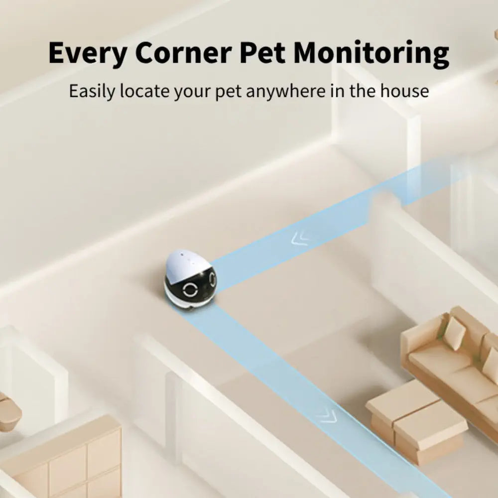 ROLA Mini Pet Monitor Companion Robot - RobotShop